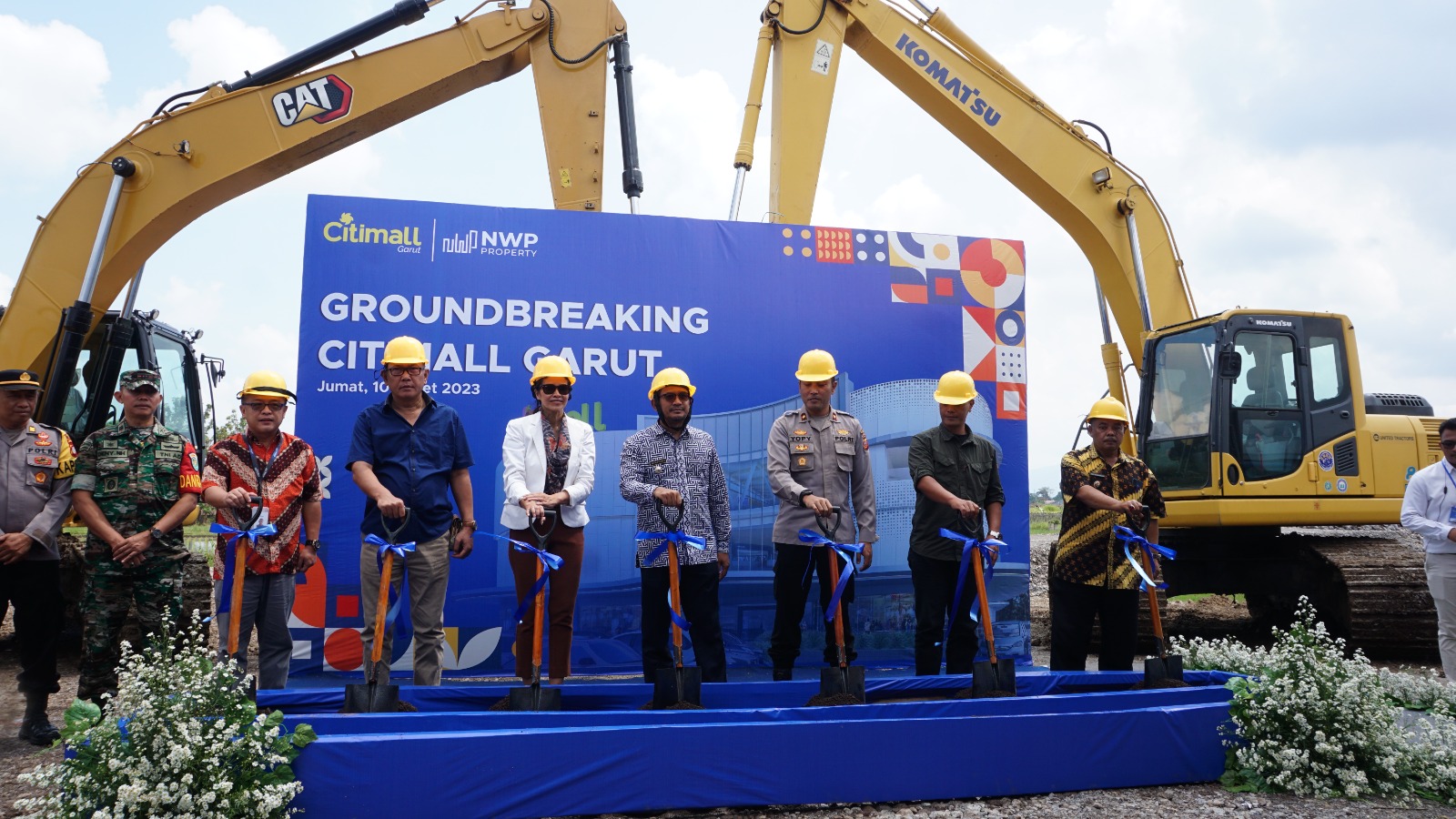 Wabup Garut Ground Breaking Pembangunan Citimall