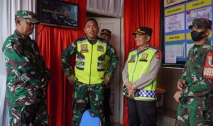 Dandim Subang Gelar Patroli Pengecekan Jalur dan Pos Pengamanan Arus Mudik
