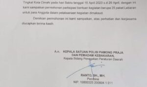 Soal Berita Minta Paket Lebaran ke PT Alfaria, Oknum Kabid Pol PP Cimahi Buka Hak Jawab