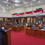 Rapat Paripurna DPRD Mura Penyampaian dan Penjelasan LKPJ ke Bupati TA 2022