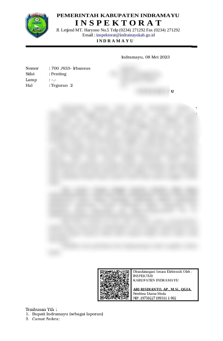 Diduga Oknum Kuwu Ujunggebang Selewengkan Dana APBDes 20211