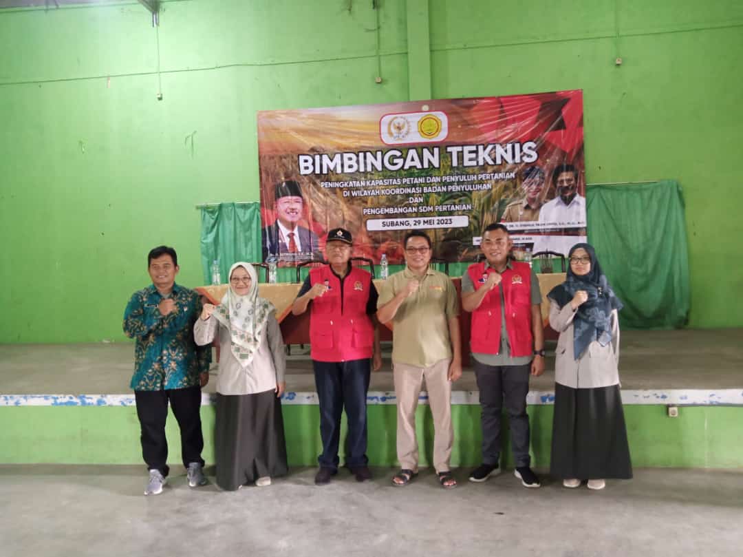 Lagi, H Sutrisno Gelar Bimtek Peningkatan Kapasitas Petani di Subang