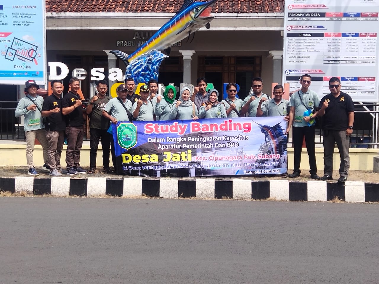 Pemdes Jati Study Banding ke Desa Pangandaran