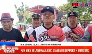 H Sutrisno Hadir & Support Milangkala Kecamatan Ciasem Yang Ke-55