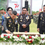 Pangdam I/BB Ucapkan Selamat HUT Bhayangkara Ke-77 di Polda Sumut
