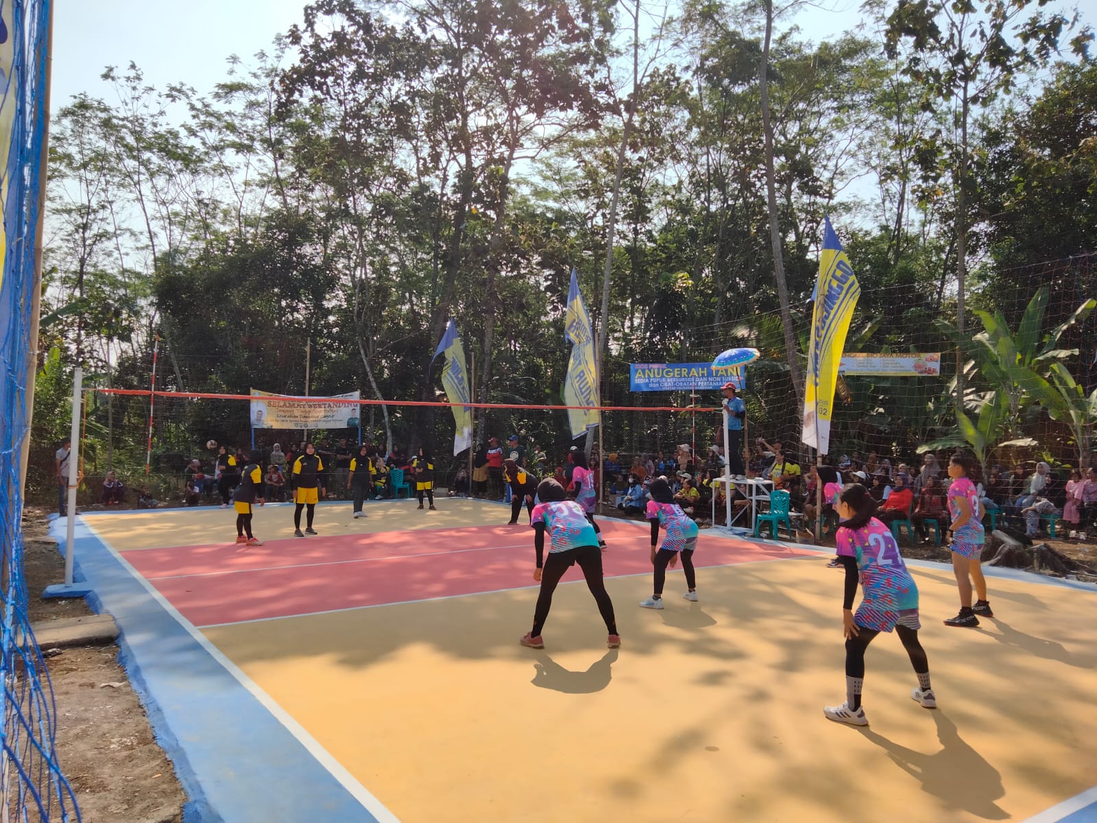 Pembukaan Turnamen Voli Putri Lurah Dangdeur Cup HUT RI ke 781