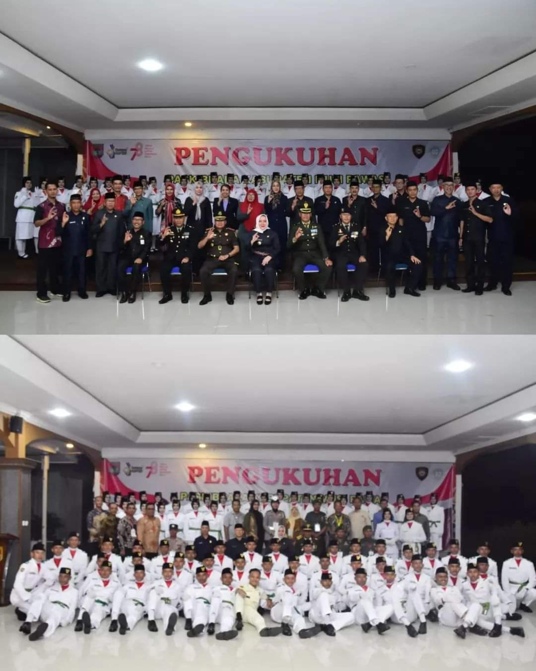 Bupati Musi Rawas Kukuhkan 70 Anggota Paskibraka Tahun 2023