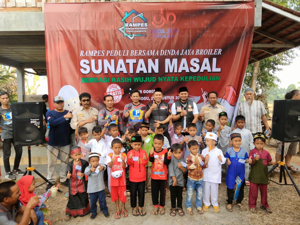 Peringatan HUT RI ke 78, Komunitas RAMPES Gelar Bhakti Sosial