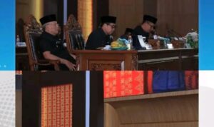 Rapat Paripurna DPRD, Wako Sampaikan Nota Keuangan RAPBD 2024