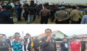 Ratusan Buruh TKBM Berunjuk Rasa di Pelabuhan Internasional Patimban Ratusan Buruh TKBM Berunjuk Rasa di Pelabuhan Internasional Patimban