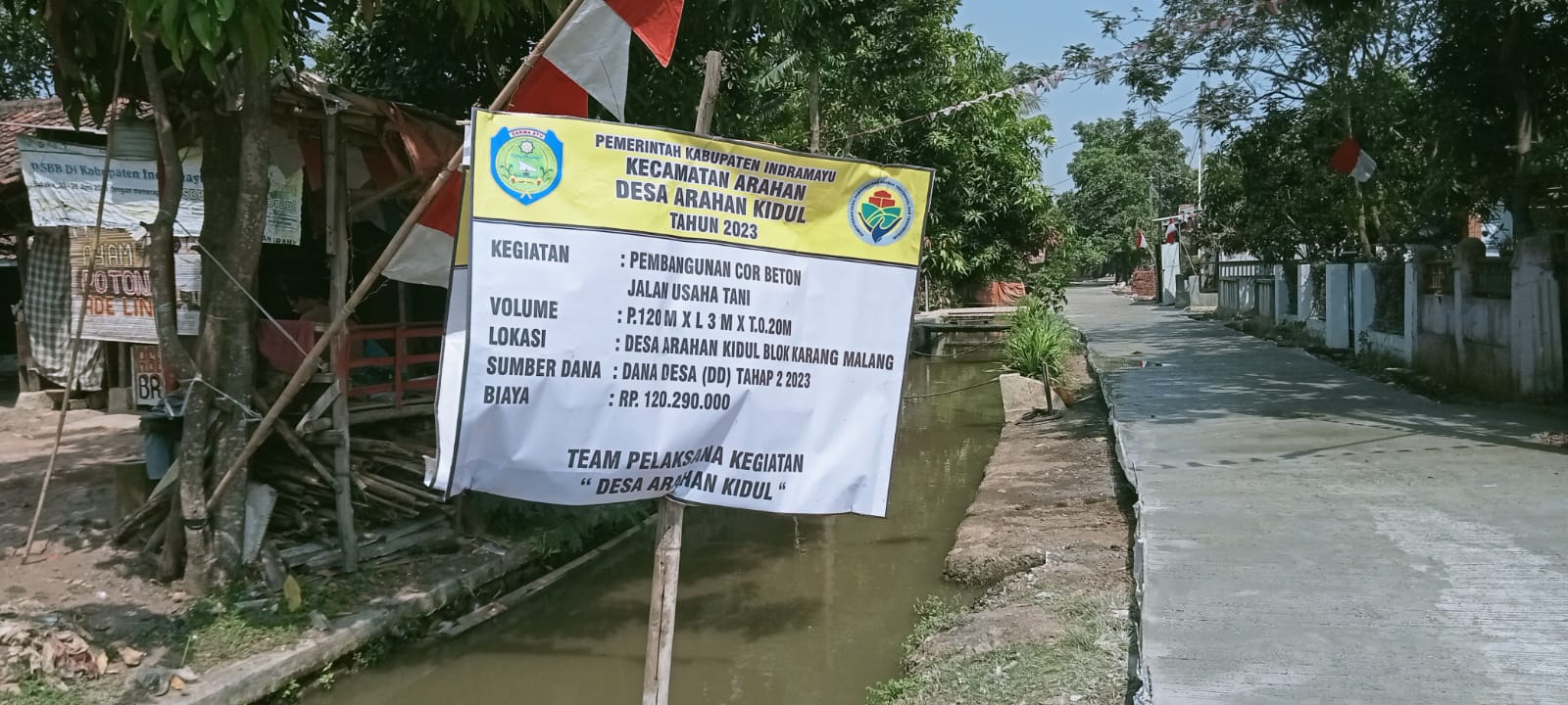 Diduga Menyimpang, FMP Jabar Minta APH Audit Hasil Pekerjaan Jalan Rigid DD Arahan Kidul1