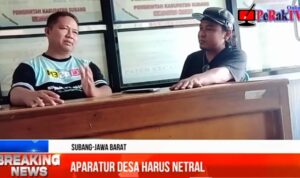 Jelang Pemilu 2024, Camat Ciasem Himbau Aparatur Desa Harus Netral