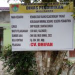 Papan Informasi CV DHIPAH Diduga Ada Penyimpangan