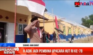 Peringati HUT RI ke-78, H Adik Kembali Upacara Bersama Rakyat Peringati HUT RI ke-78, H Adik Kembali Upacara Bersama Rakyat