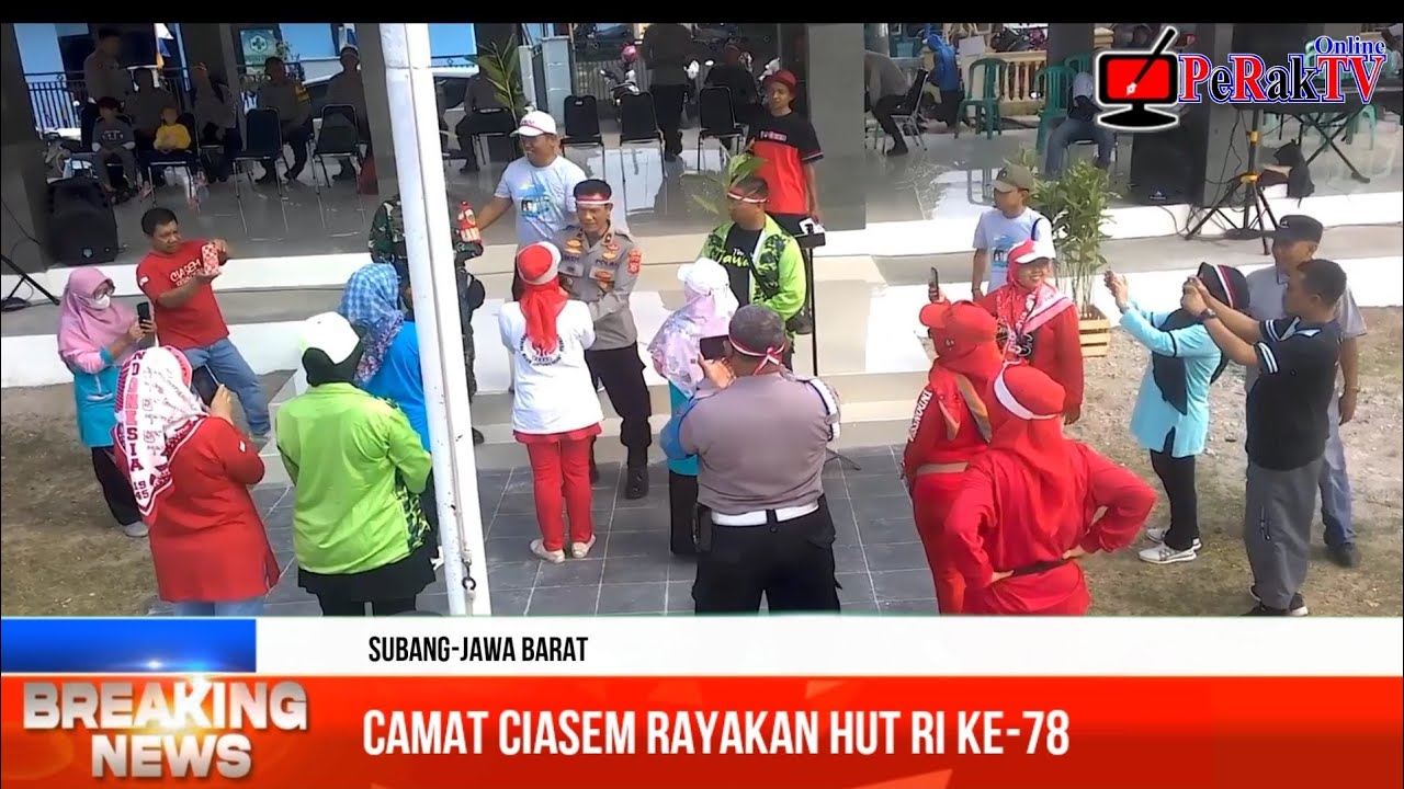 Rayakan HUT RI ke 78, Camat Ciasem Gelar Senam Sehat & Berbagai Lomba Hiburan