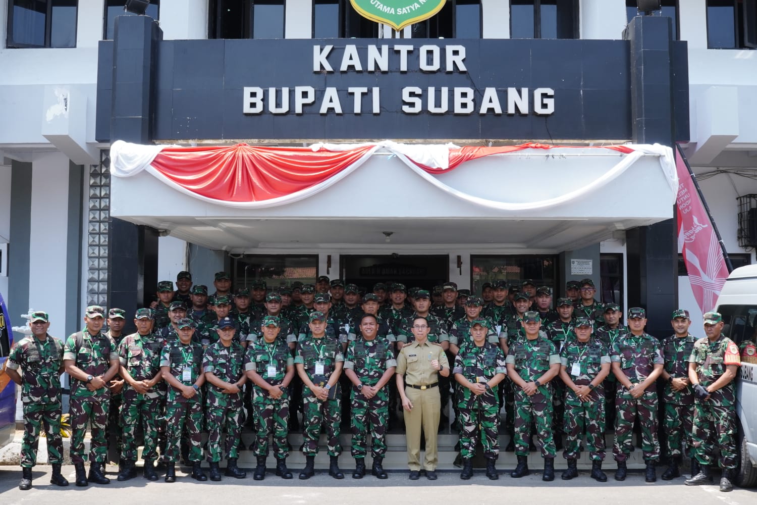 Terima Siswa Sus Dandim Kang Asep Nuroni Tekankan Pentingnya Kolaborasi