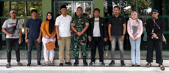 Dandim 0605/Subang Support IWOI Giat Deklarasi Damai Pemilu 20241