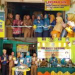 Ketua TP PKK Lamteng Mardiana Musa Ahmad Meresmikan FKWT Maju Jaya