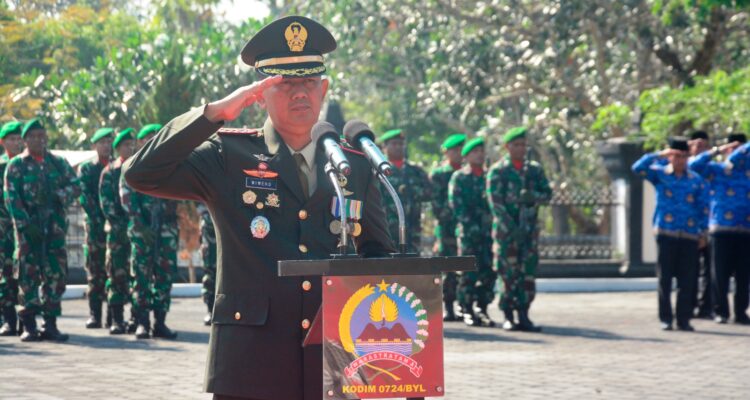 Kodim Boyolali Ziarah Nasional Peringati HUT TNI dan Kodam IV Diponegoro