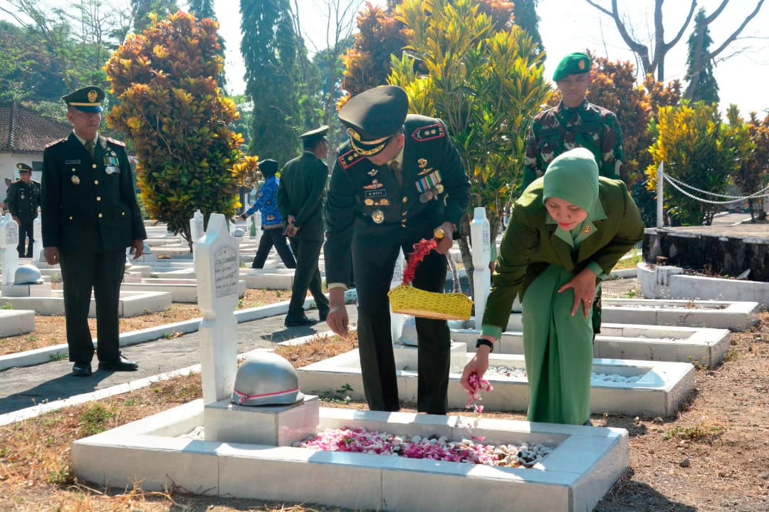 Kodim Boyolali Ziarah Nasional Peringati HUT TNI dan Kodam IV Diponegoro1