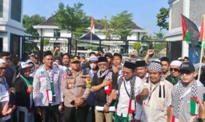 Masyarakat Indramayu Gelar Aksi Damai Peduli Palestina