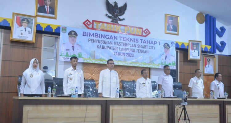 Nirlan Resmi Buka Bimbingan Teknis Penyusunan Masterplan Smart City Lamteng