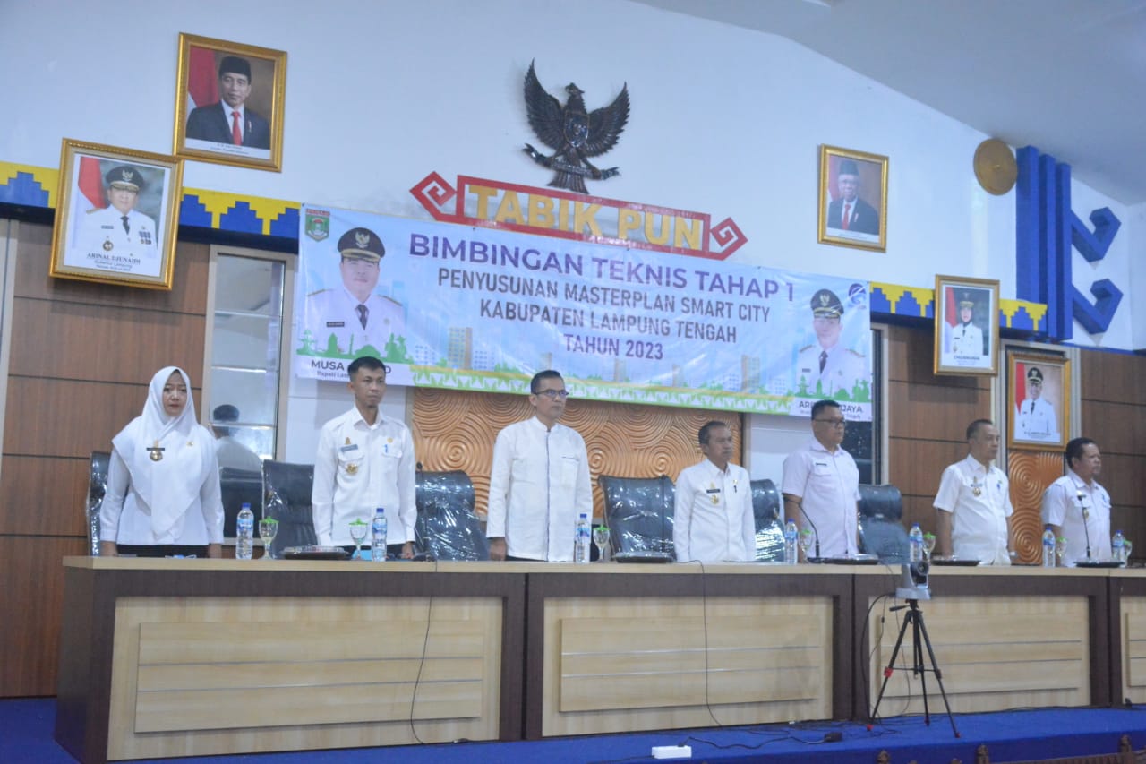 Nirlan Resmi Buka Bimbingan Teknis Penyusunan Masterplan Smart City Lamteng