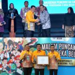 Pemkab Lamteng Terima Penghargaan dari Kemendikbud Riset dan Teknologi