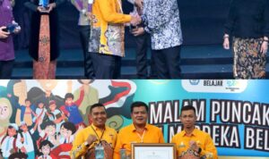 Pemkab Lamteng Terima Penghargaan dari Kemendikbud Riset dan Teknologi