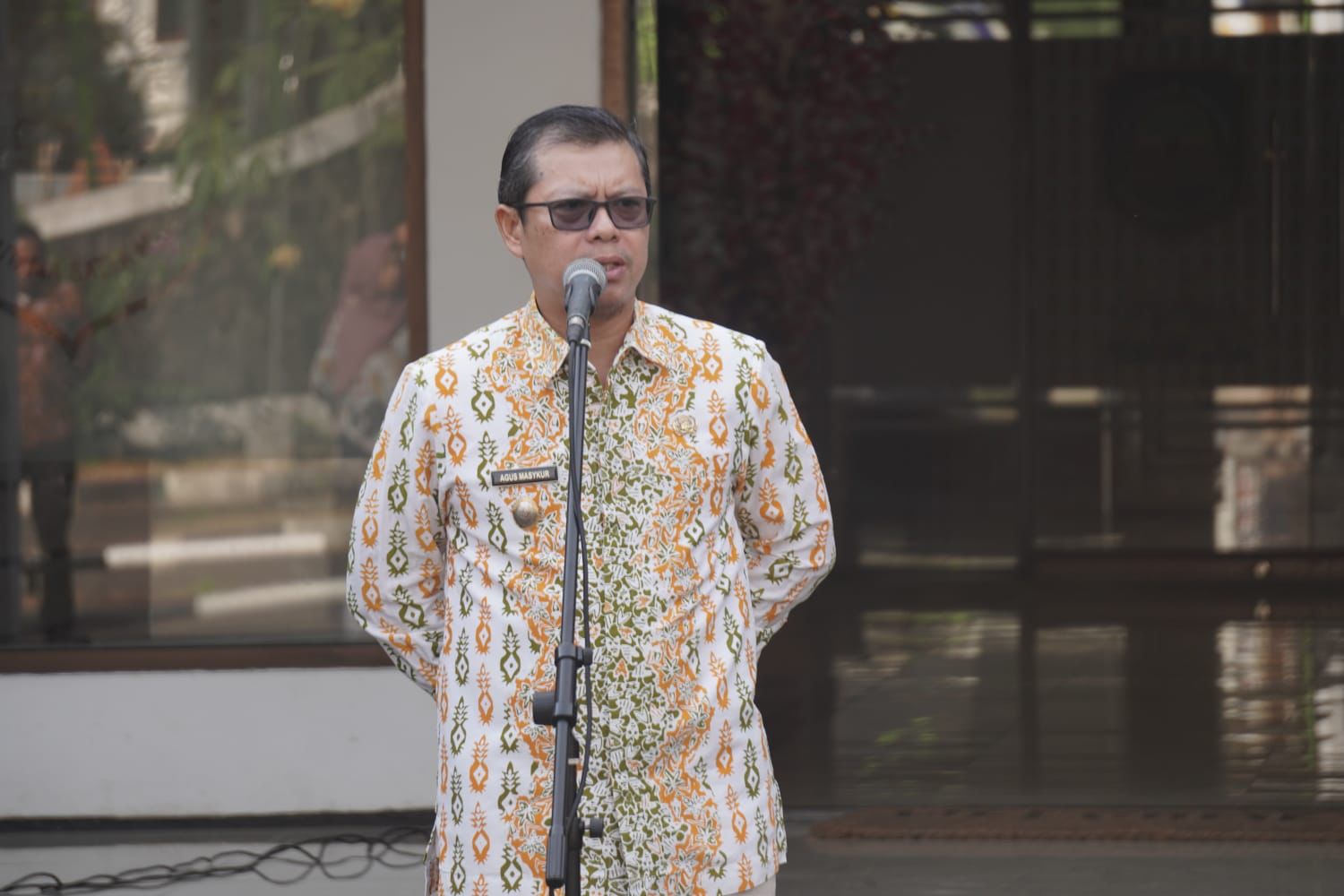 Pimpin Apel Pagi, Kang Akur Sampaikan Tantangan Kondisi Cuaca Ekstrem