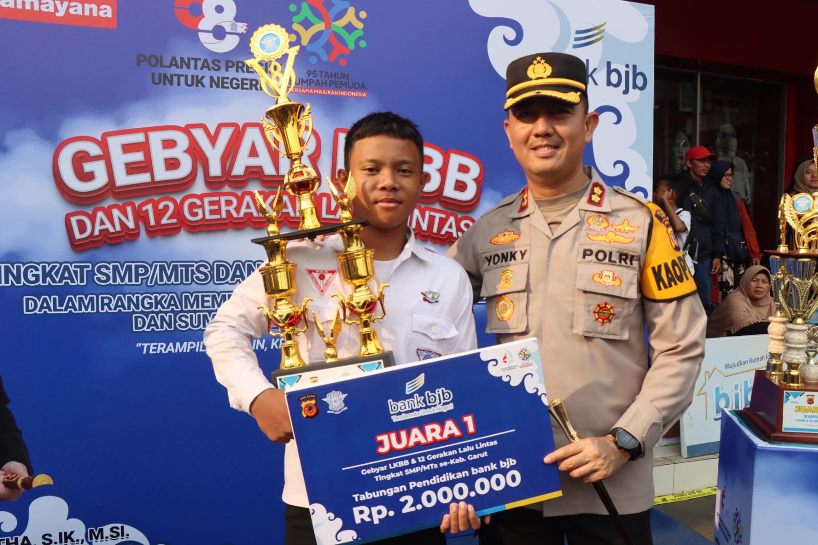 SMAN 4 Garut Menangkan Kejuaraan LKBB Polres Garut