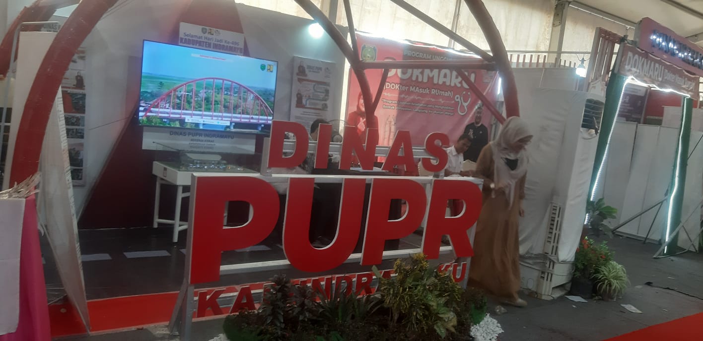 Stand Dinas PUPR Indramayu Meriahkan Hari Jadi Indramayu yang ke 496