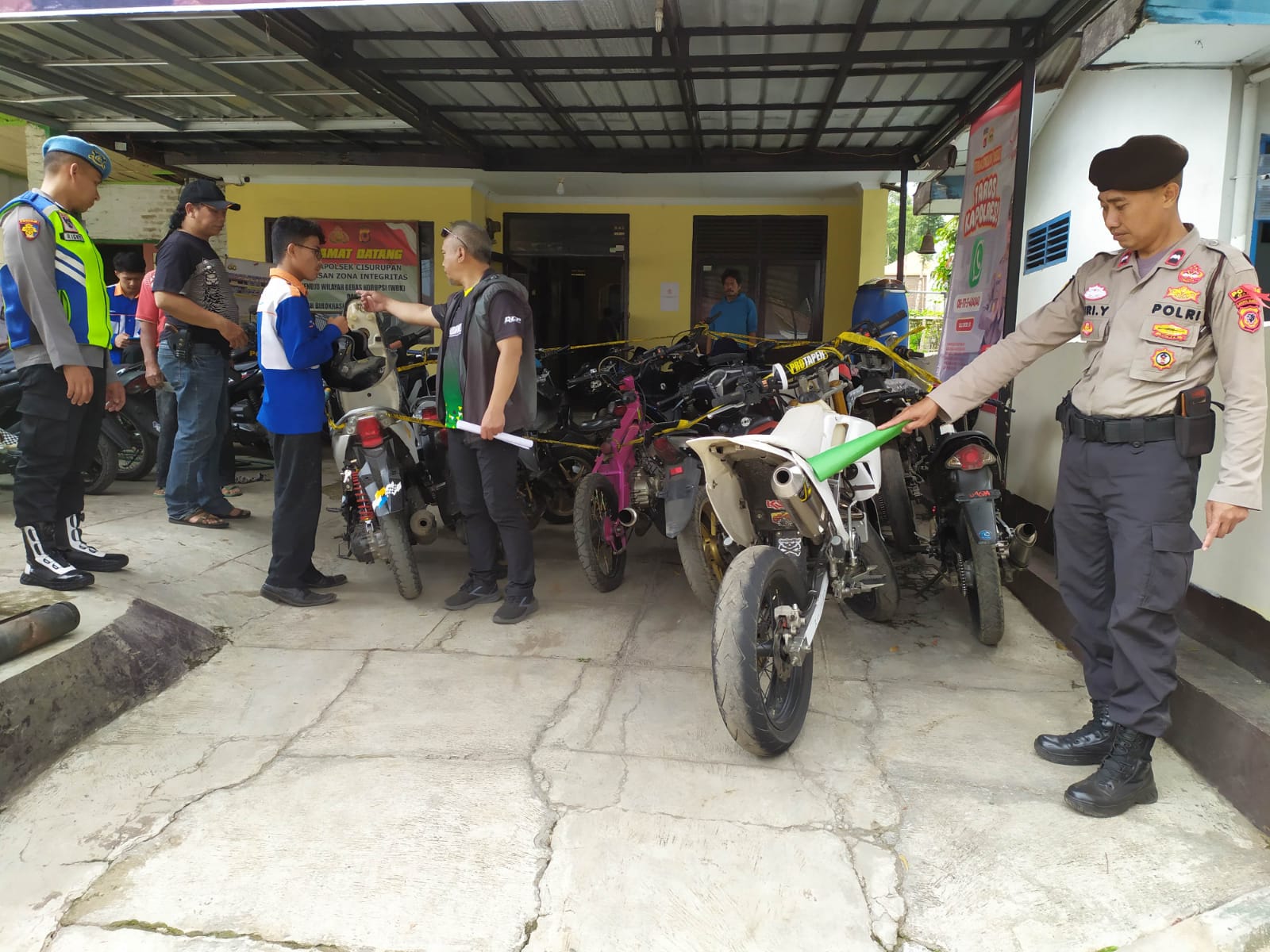 Polsek Cisurupan Gelar Operasi Knalpot Bising1