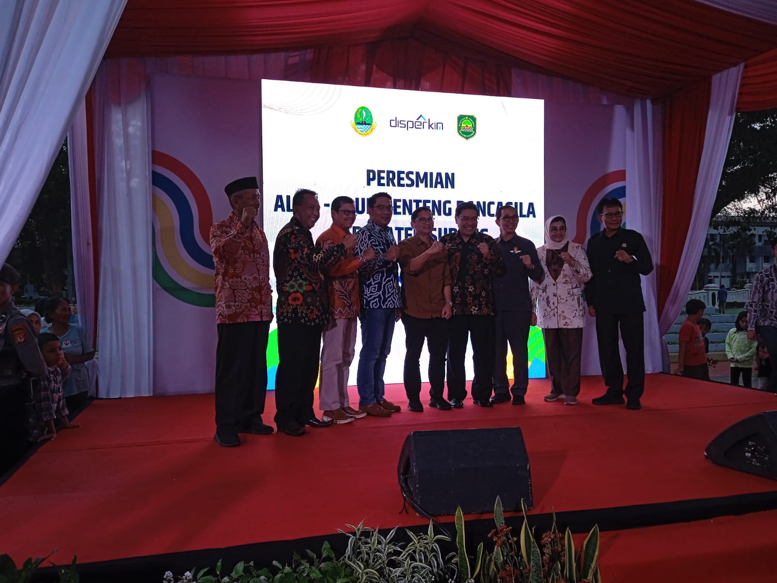 Usai Dibangun, Alun-alun Benteng Subang Diresmikan Para Tokoh Jabar