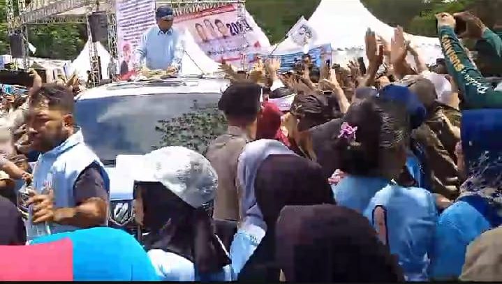 Kampanye Terbuka Capres Prabowo-Gibran Di Rawa Lele-Subang