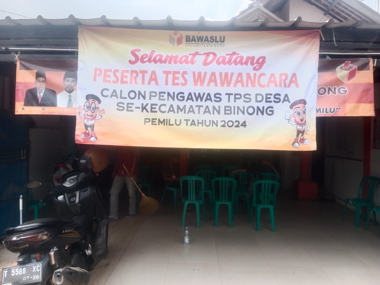 Panwaslu Binong Gelar Tes Wawancara Para Calon PTPS