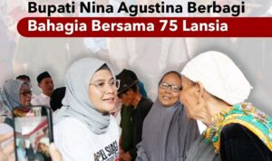 Bupati Indramayu & Kadinsos Salurkan Paket Makanan Kepada 75 Lansia