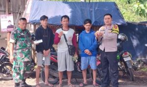 Penjual Obat Terlarang Berkedok Warung Kopi Digrebek Bhabinkamtibmas dan Babinsa Dangdeur Bersama Warga