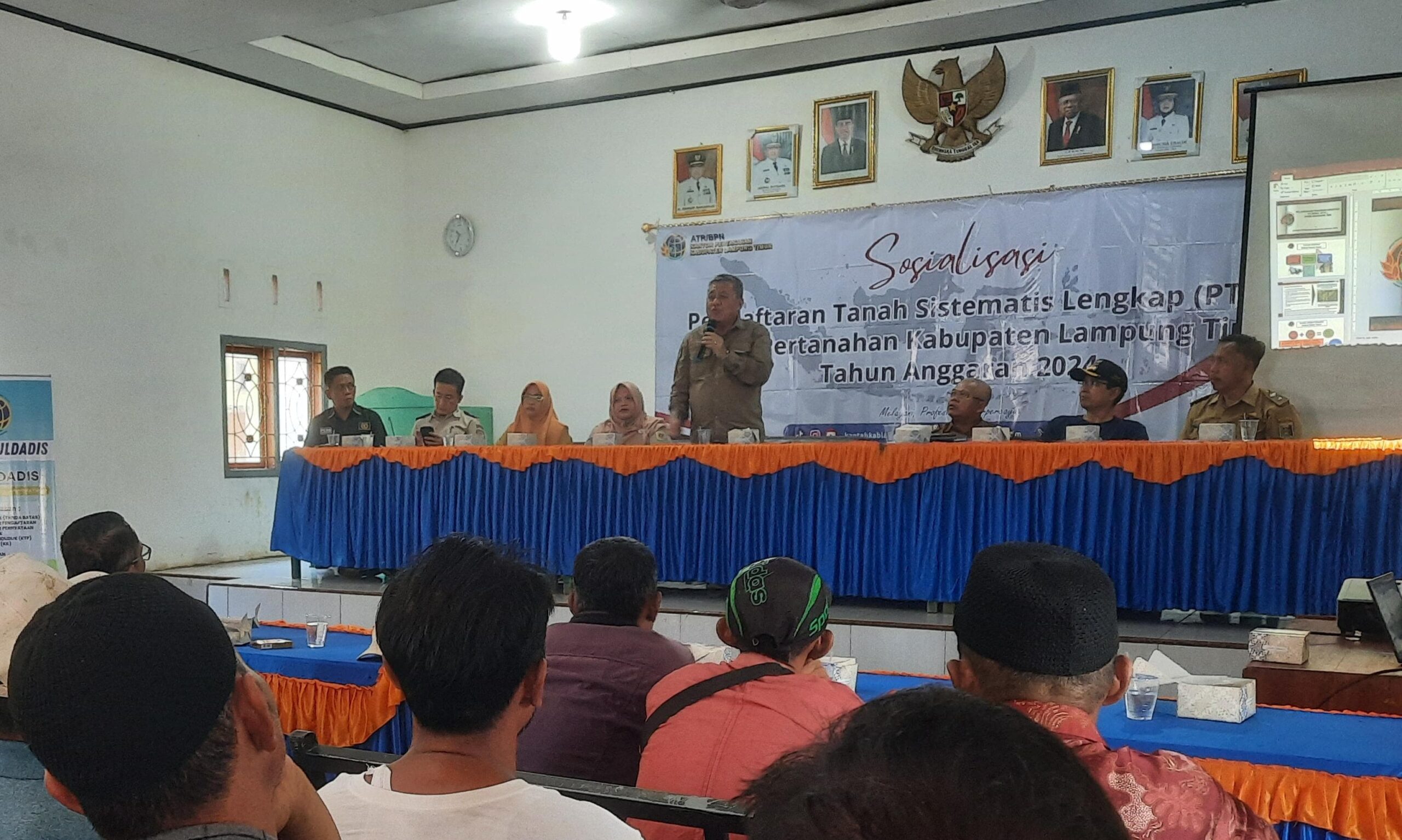 BPN Lamtim Gelar Sosialisasi PTSL