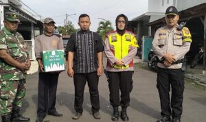 Kapolsek Subang Patroli ke Rumah–Rumah Warga Yang Ditinggal Mudik