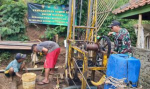 Pembangunan Sumur Bor TMMD ke 120 Kodim 0611/Garut di 3 Titik Berhasil