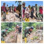 Sinergitas TNI Dengan Masyarakat Pada Pembangunan Jalan dan Sumur Bor TMMD ke 120 Kodim 0611/Garut