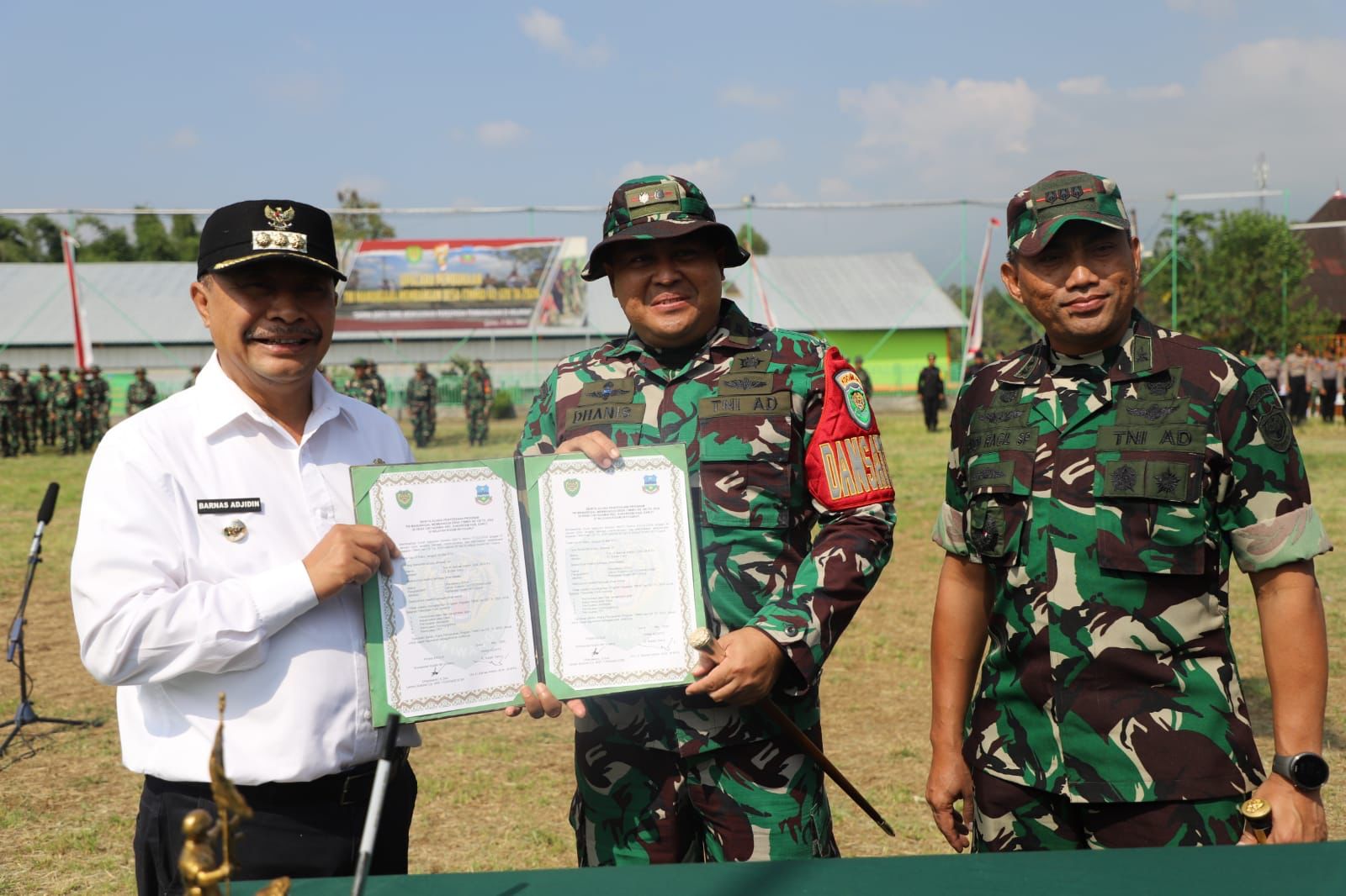 TMMD Reguler Ke 120 TA 2024 Kodim 0611/Garut Resmi Dibuka oleh PJ Bupati Garut