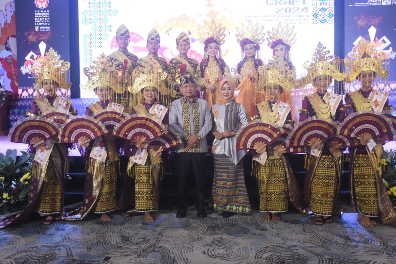 Bupati Lamtim Hadiri Pembukaan Lampung Craft 2024