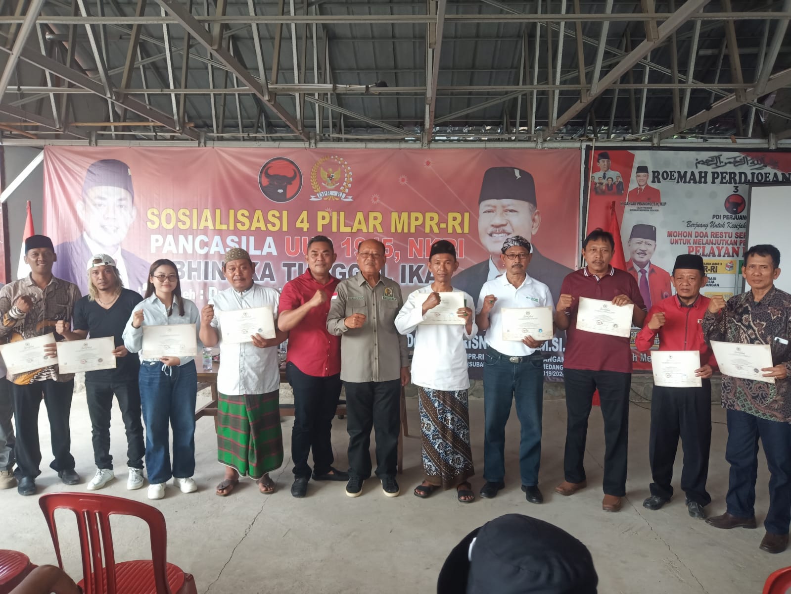 H Sutrisno Gelar Sosialisasi 4 Pilar MPR RI di Roemah Perdjoeangan Subang