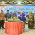 Pemkab Lampung Timur Gelar Resepsi Peringatan HUT Ke-25