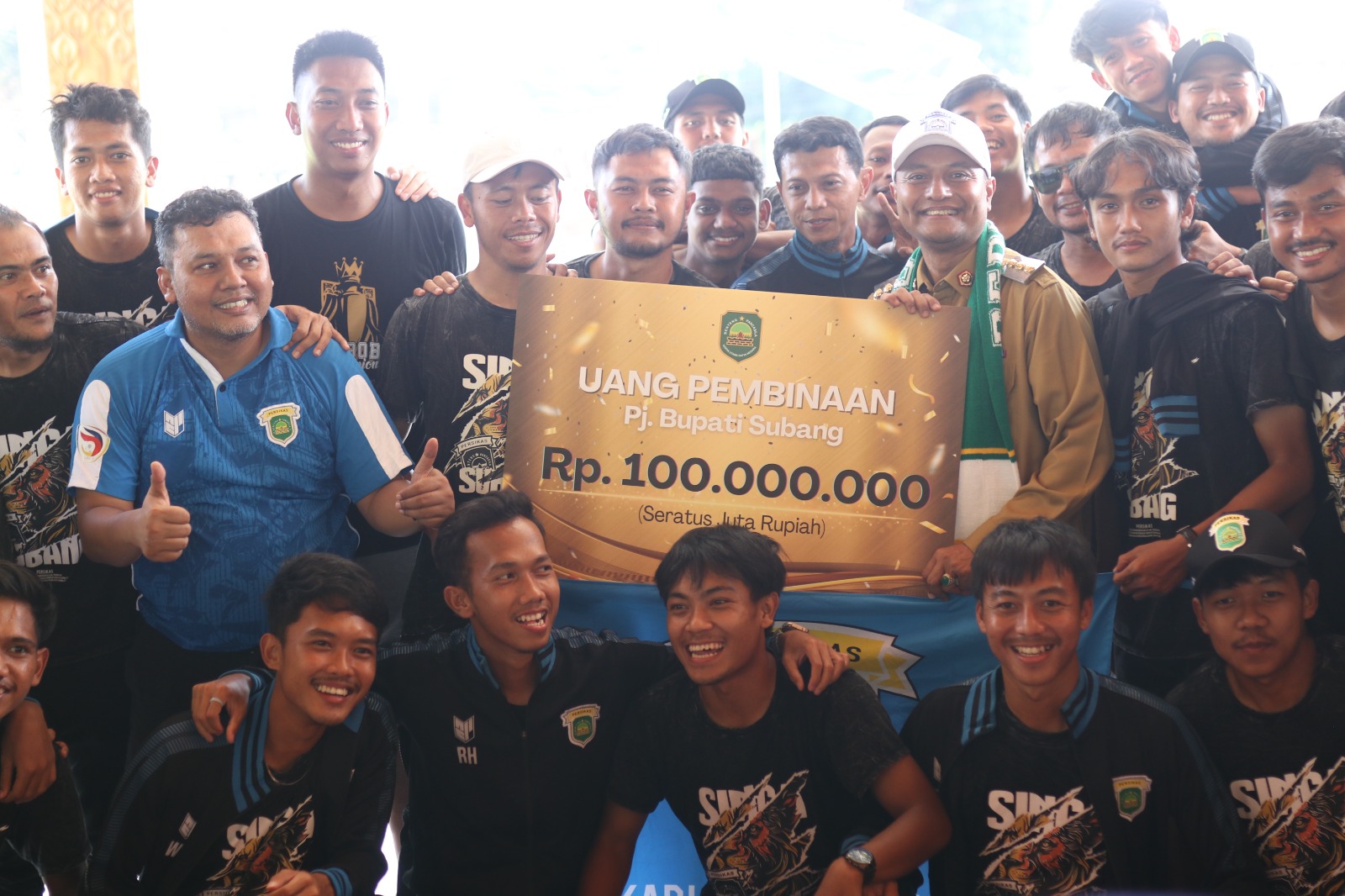 Pj Bupati Subang Sambut Kedatangan Persikas yang Lolos ke Liga 2 Nasional1