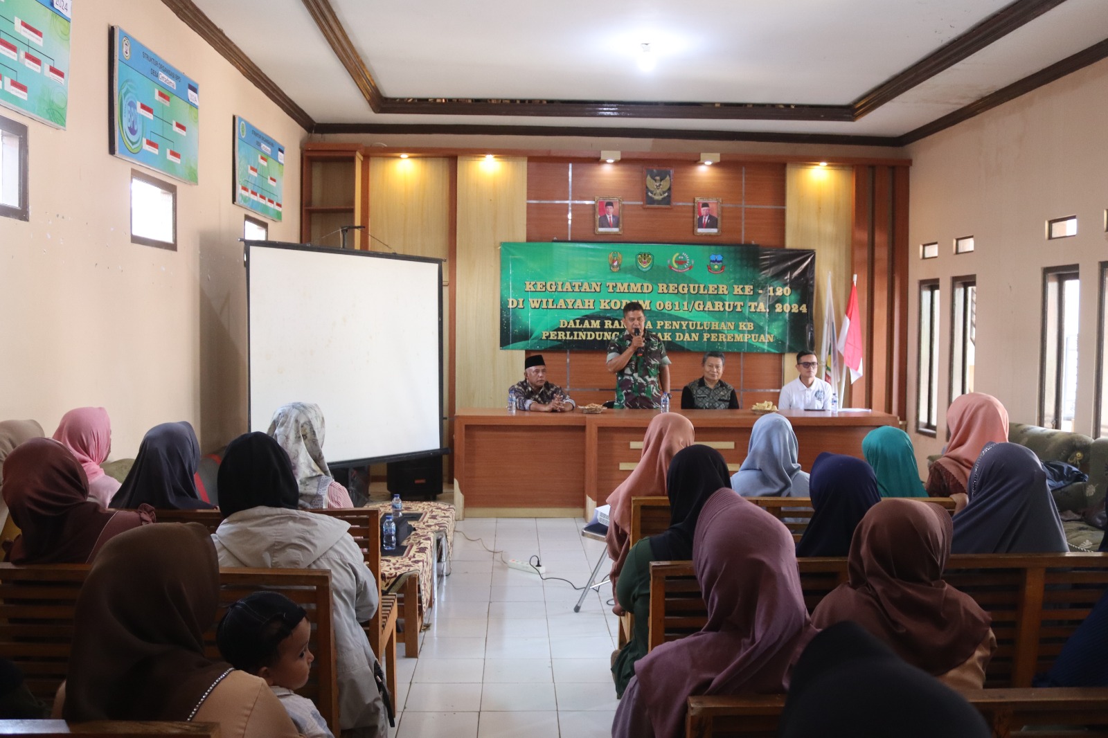 Program TMMD ke-120 Kodim 0611/Garut Berhasil Meningkatkan Kualitas SDM di Kampung Buleud