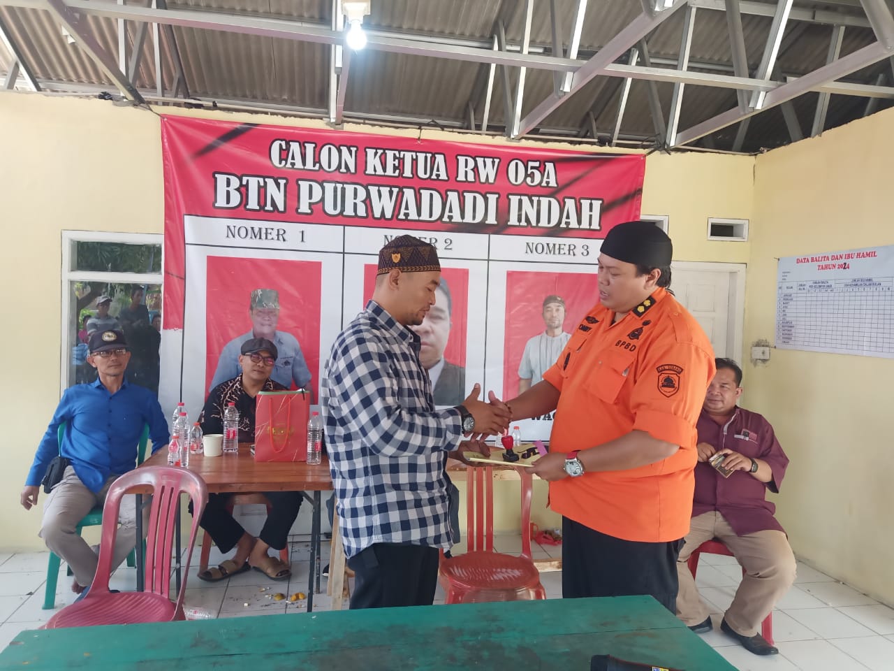 Wagit Terpilih Menjadi Ketua RW 05 BTN Purwadadi Indah