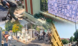 Anggota DPRD Subang Hj Evi Nurafiah, SE, Peduli Insfrastruktur Jalan Blok Dangdeur